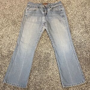 Vintage LEE ONE TRUE FIT STRETCH Blue Jeans (7/8M)
